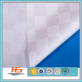 Wholele White Check 100% Polyester Fabric